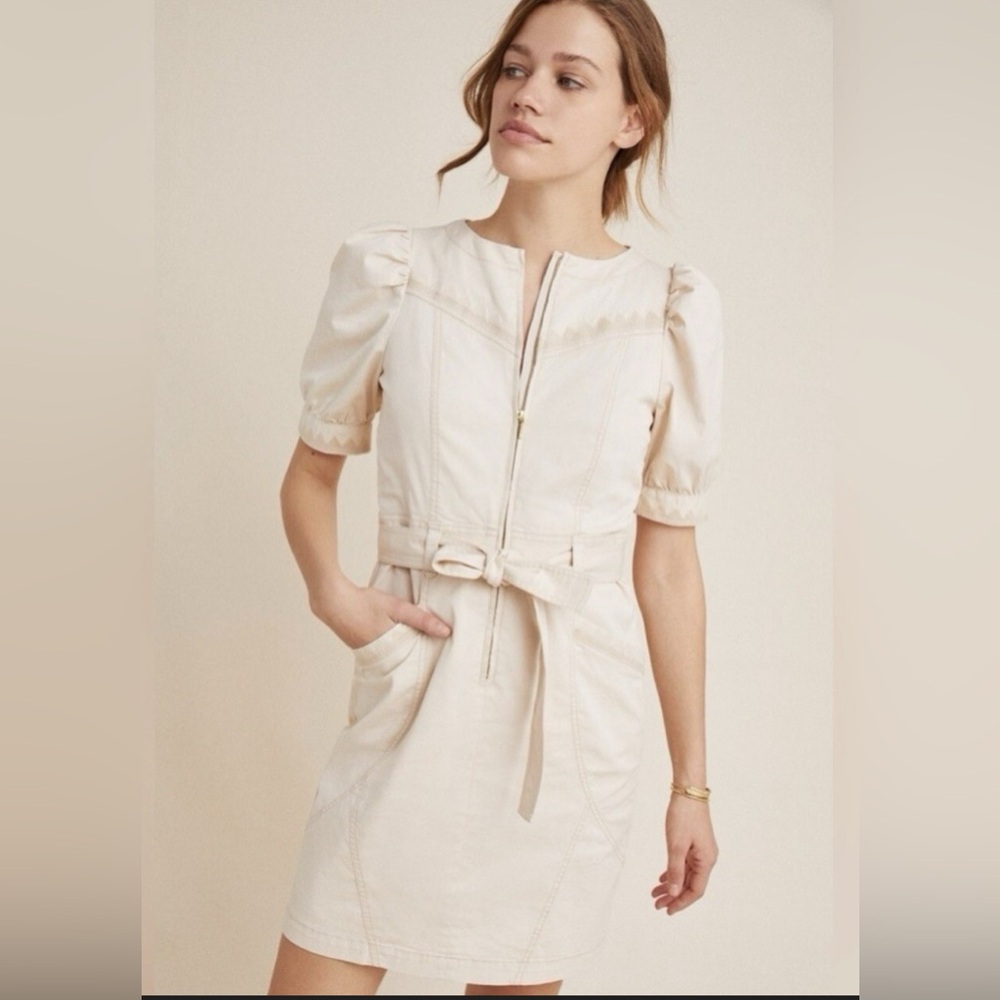 Anthropologie Lorette Seamed Dress Size 6